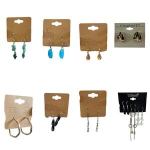 Women’s Fashion Earring Jewelry Lot 8-piece LOT